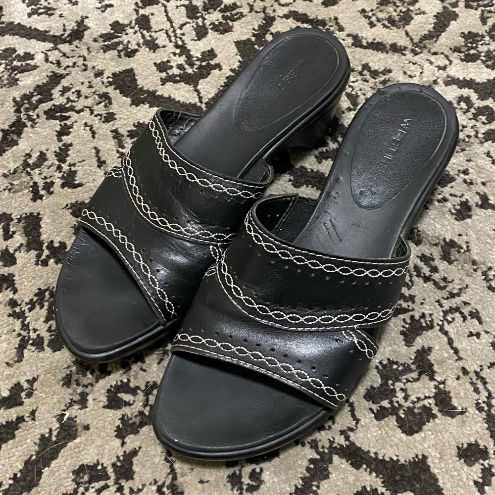 WESTIES Black Strappy Sandal